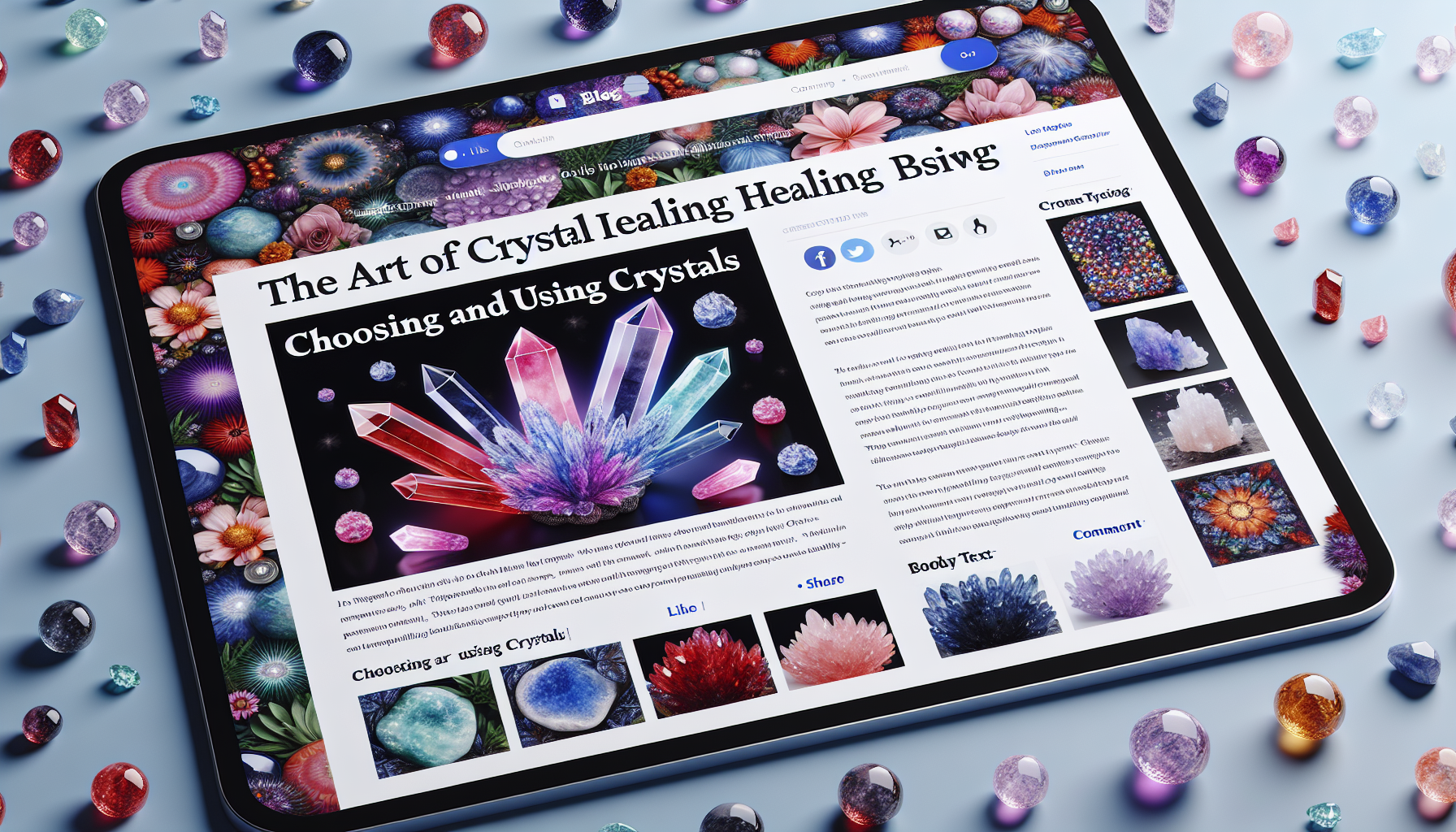 The Art of Crystal Healing: A Complete Guide to Choosing and Using Crystals for Wellness